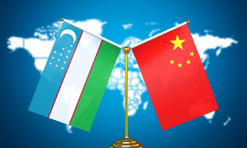 China and Uzbekistan 